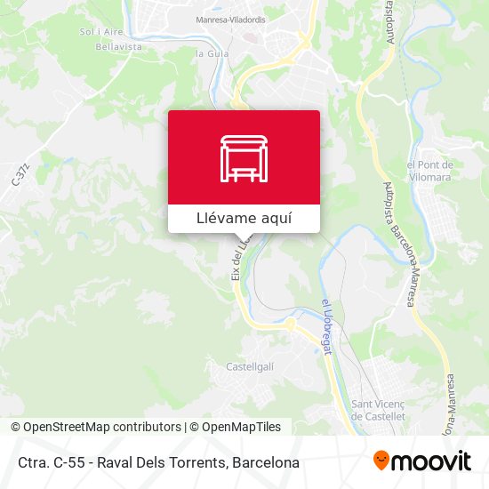 Mapa Ctra. C-55 - Raval Dels Torrents