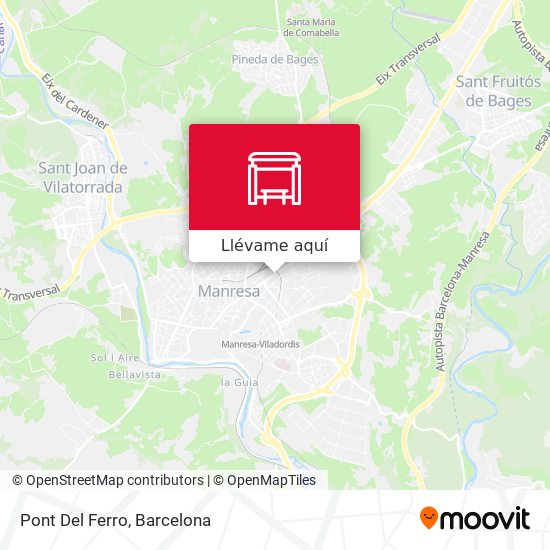 Mapa Pont Del Ferro