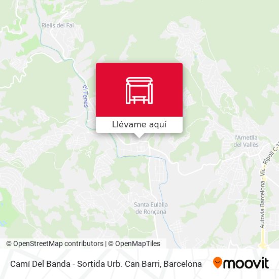 Mapa Camí Del Banda - Sortida Urb. Can Barri