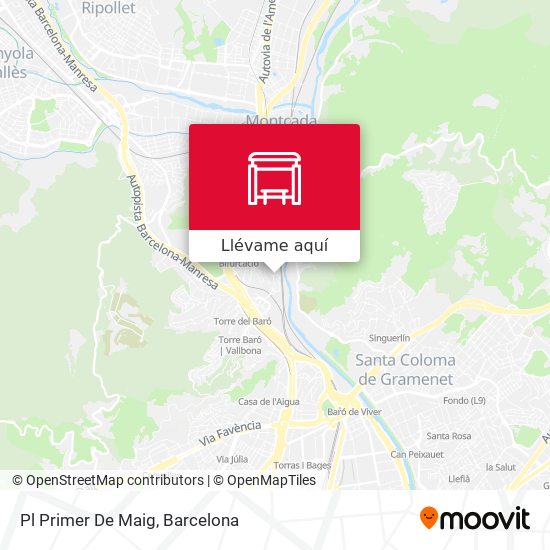 Mapa Pl Primer De Maig