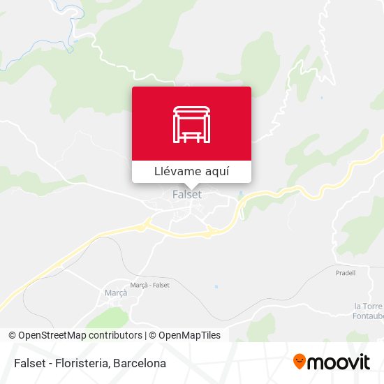 Mapa Falset - Floristeria