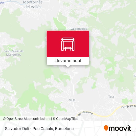 Mapa Salvador Dalí - Pau Casals
