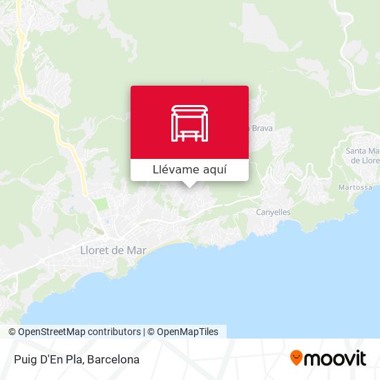 Mapa Puig D'En Pla