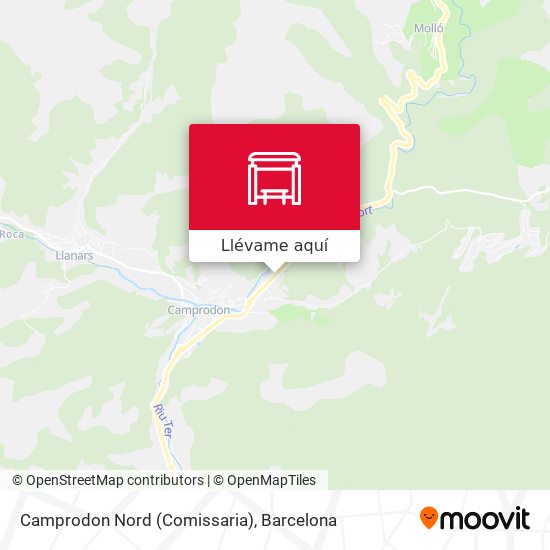 Mapa Camprodon Nord (Comissaria)