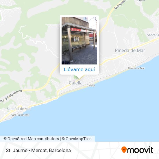 Mapa St. Jaume - Mercat