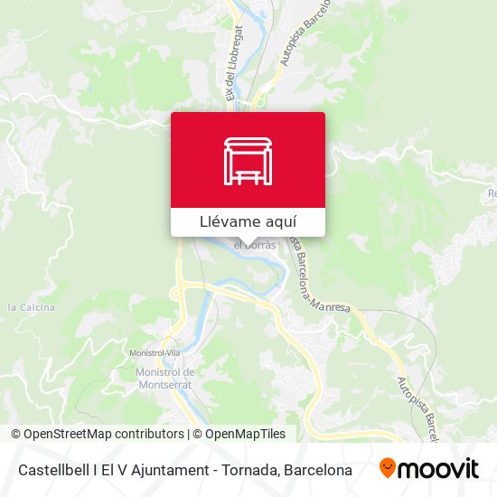 Mapa Castellbell I El V Ajuntament - Tornada