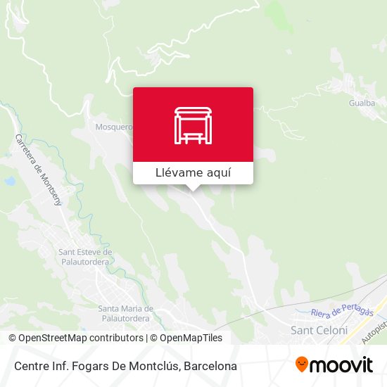Mapa Centre Inf.  Fogars De Montclús