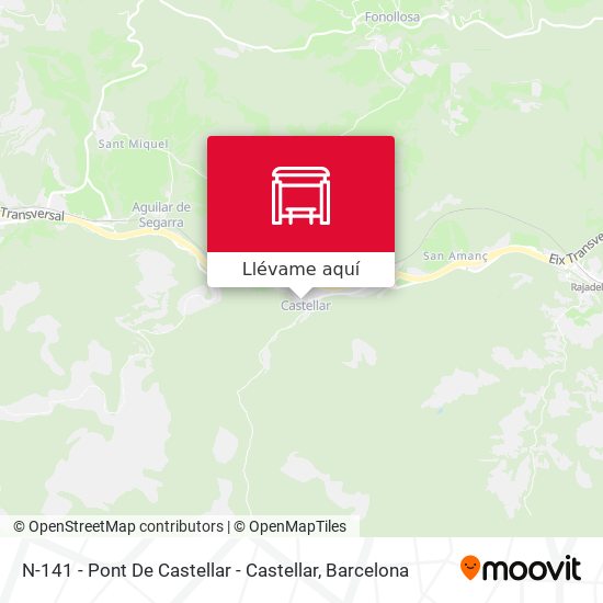 Mapa N-141 - Pont De Castellar - Castellar