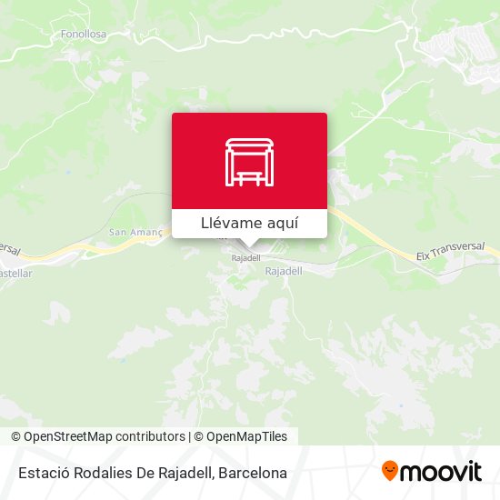 Mapa Estació Rodalies De Rajadell