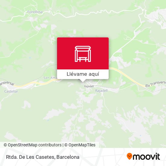Mapa Rtda. De Les Casetes