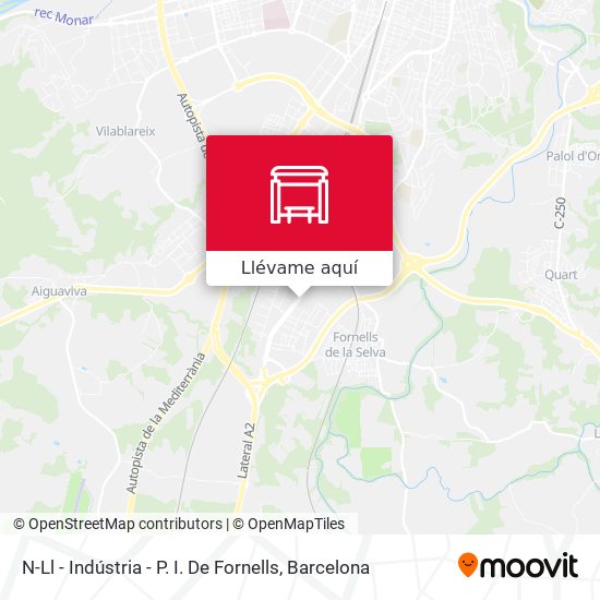 Mapa N-Ll - Indústria - P. I. De Fornells