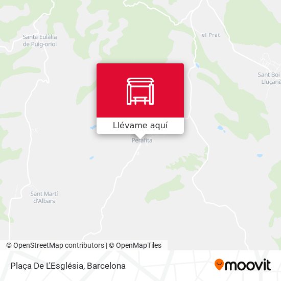 Mapa Plaça De L'Església