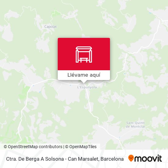 Mapa Ctra. De Berga A Solsona - Can Marsalet
