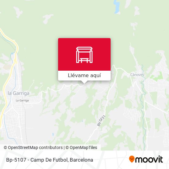 Mapa Bp-5107 - Camp De Futbol