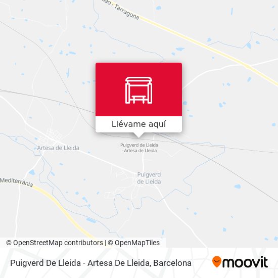 Mapa Puigverd De Lleida - Artesa De Lleida
