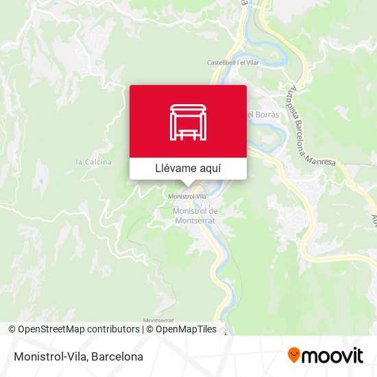 Mapa Monistrol-Vila