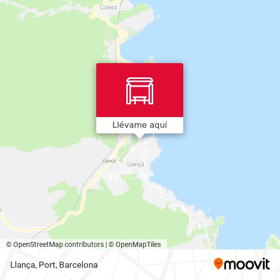 Mapa Llança, Port