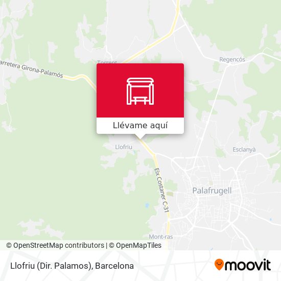 Mapa Llofriu (Dir. Palamos)