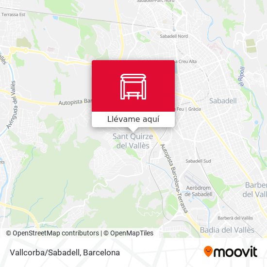 Mapa Vallcorba/Sabadell