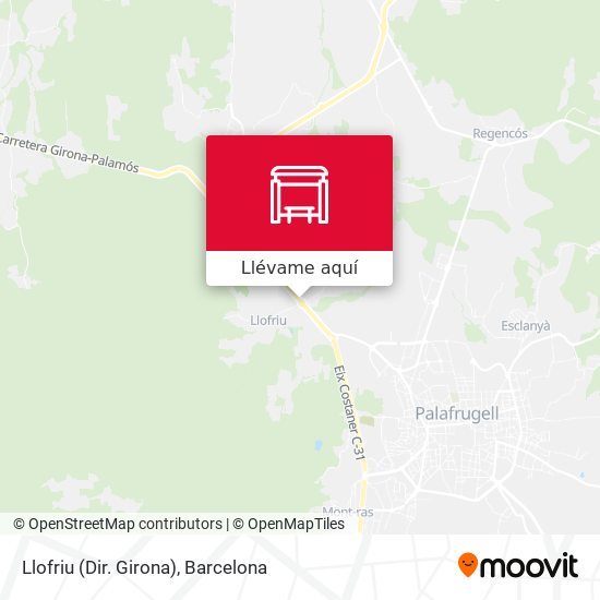 Mapa Llofriu (Dir. Girona)