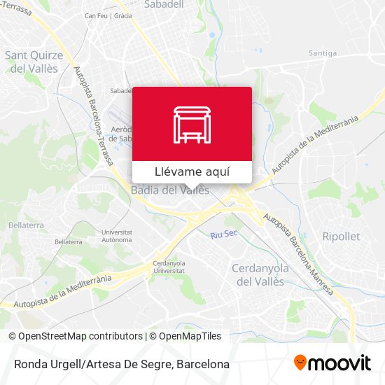Mapa Ronda Urgell/Artesa De Segre