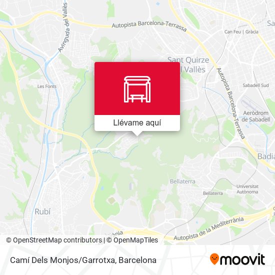 Mapa Camí Dels Monjos/Garrotxa
