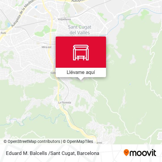 Mapa Eduard M. Balcells  /Sant Cugat