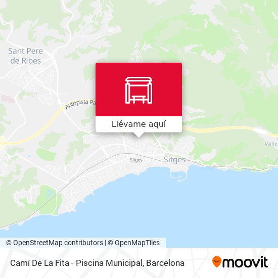 Mapa Camí De La Fita - Piscina Municipal