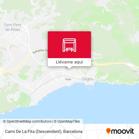 Mapa Camí De La Fita (Descendent)