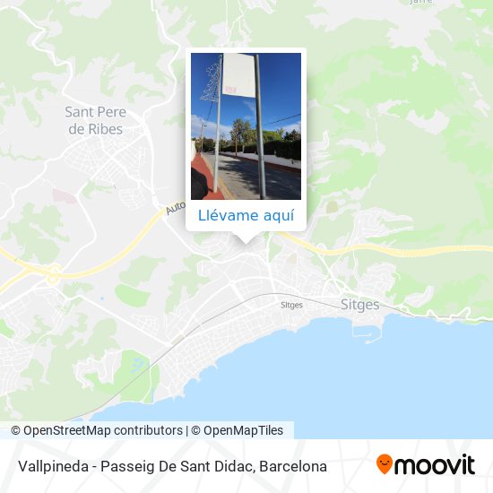 Mapa Vallpineda - Passeig De Sant Didac