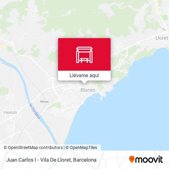 Mapa Juan Carlos I - Vila De Lloret