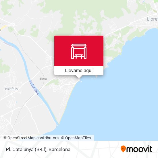 Mapa Pl. Catalunya (B-Ll)