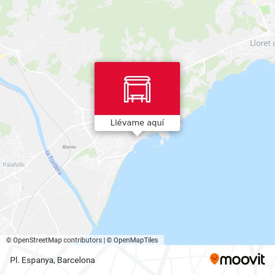 Mapa Pl. Espanya