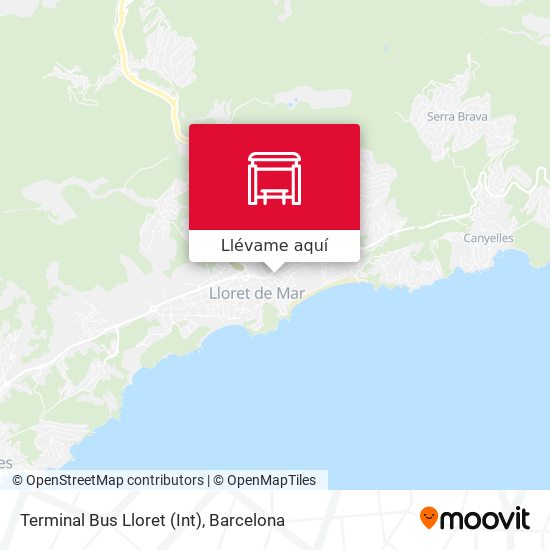 Mapa Terminal Bus Lloret (Int)