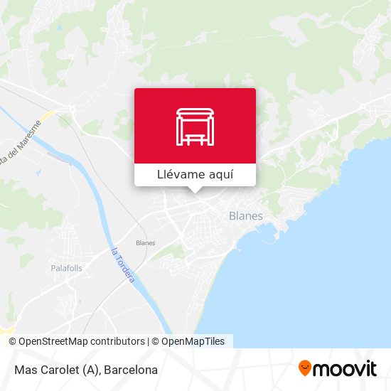 Mapa Mas Carolet (A)