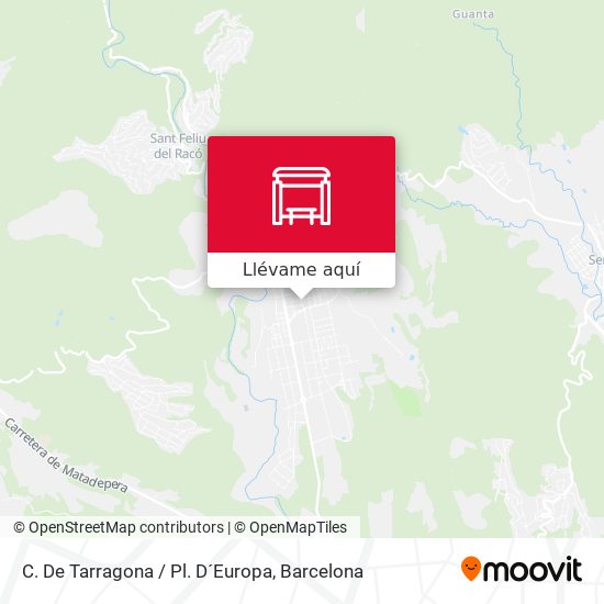 Mapa C. De Tarragona / Pl. D´Europa