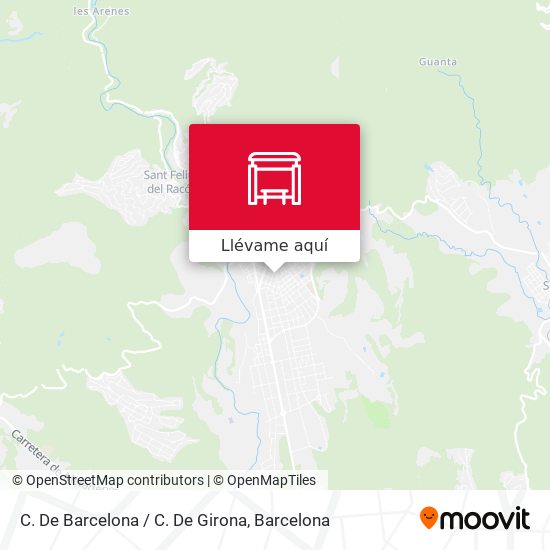 Mapa C. De Barcelona / C. De Girona