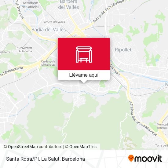 Mapa Santa Rosa/Pl. La Salut