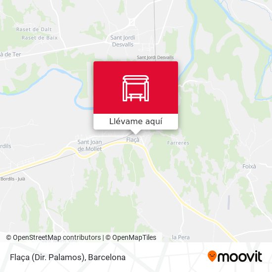 Mapa Flaça (Dir. Palamos)