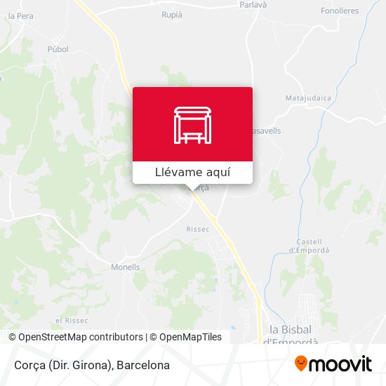 Mapa Corça (Dir. Girona)