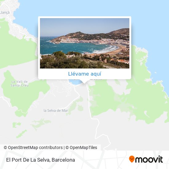Mapa El Port De La Selva