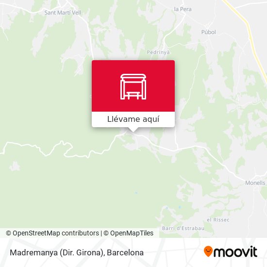 Mapa Madremanya (Dir. Girona)