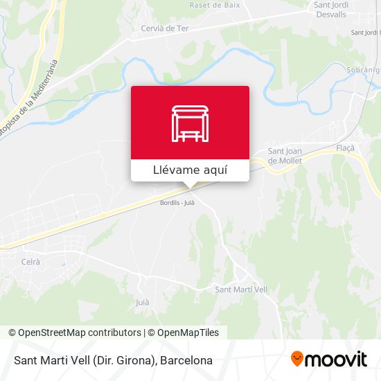 Mapa Sant Marti Vell (Dir. Girona)