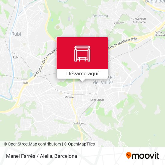 Mapa Manel Farrés / Alella