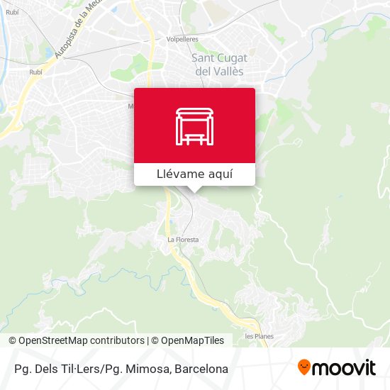 Mapa Pg. Dels Til·Lers/Pg. Mimosa