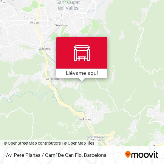 Mapa Av. Pere Planas / Camí De Can Flo