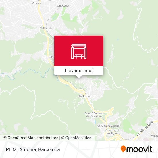 Mapa Pl. M. Antònia