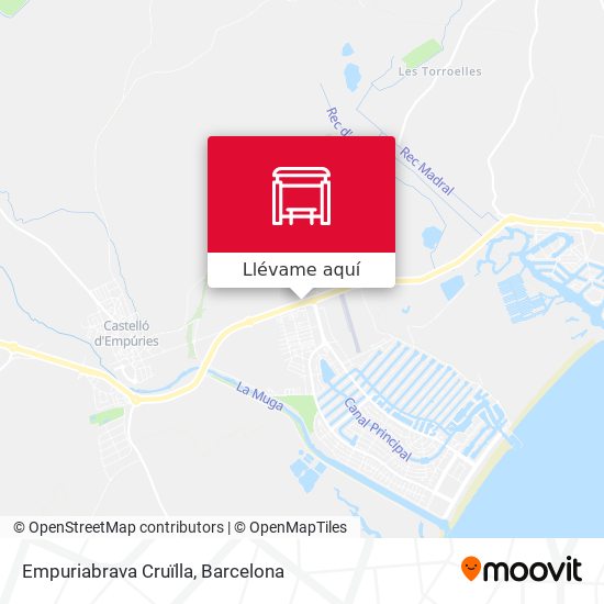 Mapa Empuriabrava Cruïlla