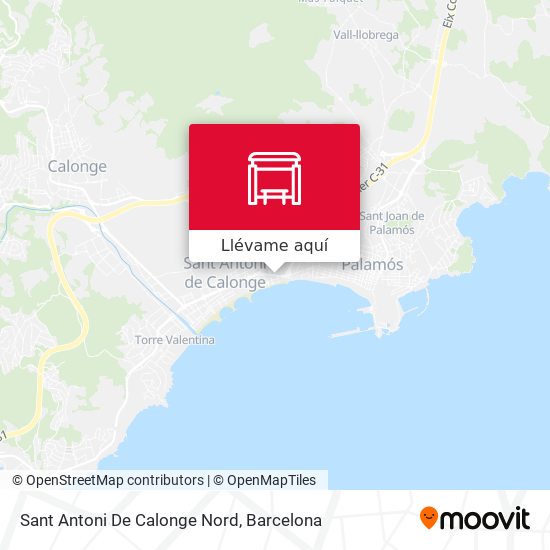 Mapa Sant Antoni De Calonge Nord