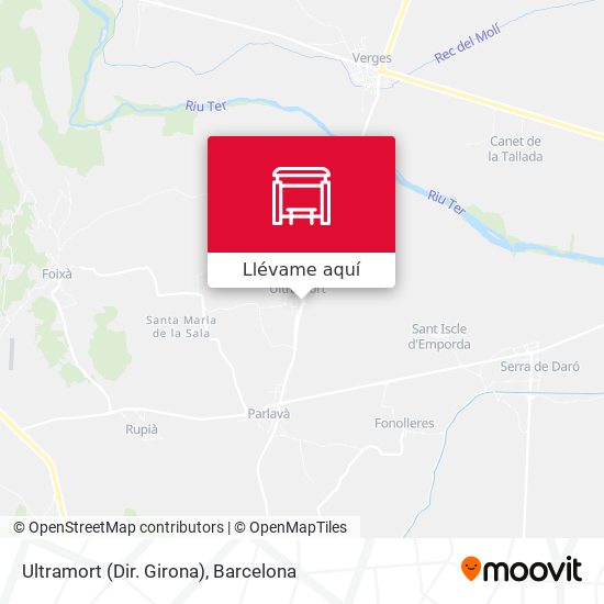 Mapa Ultramort (Dir. Girona)